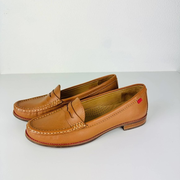 Marc Joseph East Village Leather Penny Loafer, Cognac, 8 - Picture 5 of 8